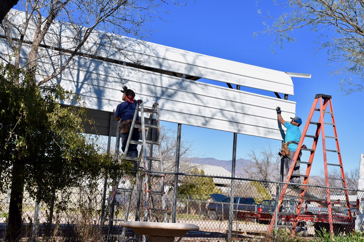 Final side goes up